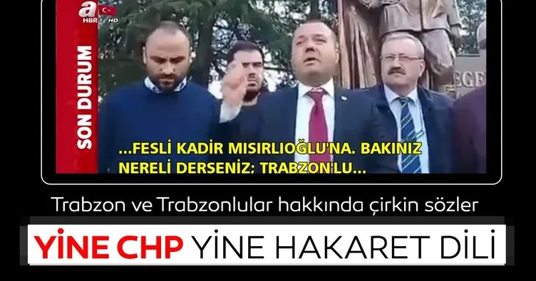CHP’li Aygün’den Trabzonlulara hakaret