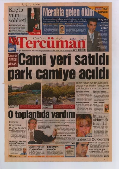 Yapımına karşı çıkmışlardı: Büyük gün geldi! İşte Taksim Camii manşetleri