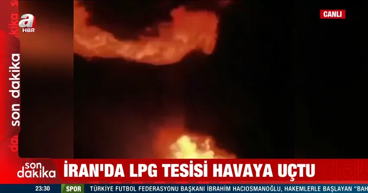 İran’da LPG tesisi havaya uçtu! 9 kişi yaralandı
