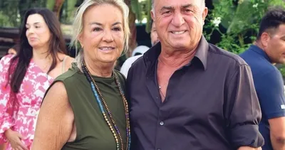 Meslektaşları sahada, Fatih Terim sahilde! Eşi Fulya Hanım ile tatilin keyfini çıkarıyor