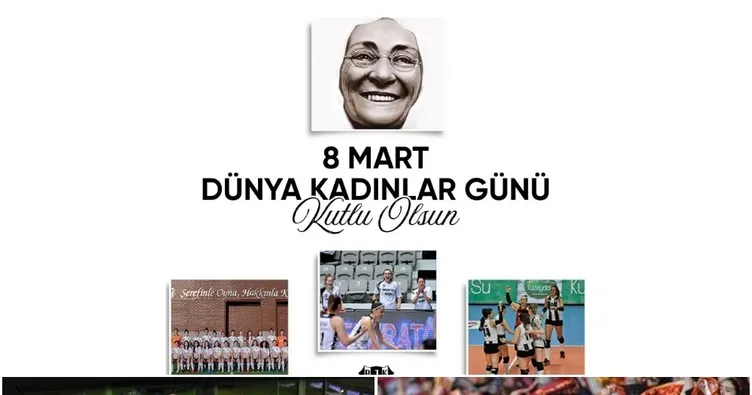 Kulüplerden Kadınlar Günü paylaşımları!