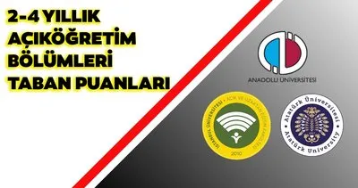 AÖF TABAN PUANLARI 2024 LİSTESİ || Açıköğretim bölümleri ile AUZEF, ATA AÖF, AÖF taban puanları gündemde!