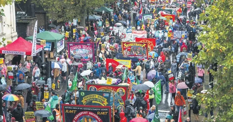Londra’da hayat pahalılığına isyan