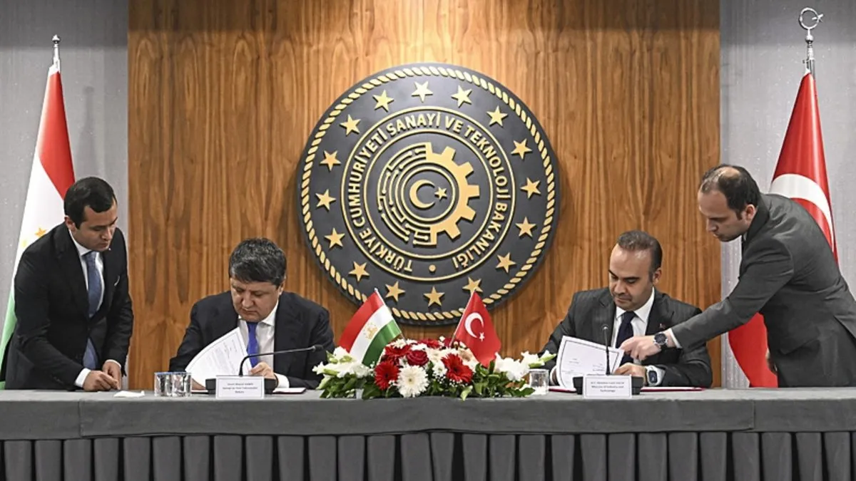 Tacikistan ile 4 önemli anlaşmaya imza atıldı