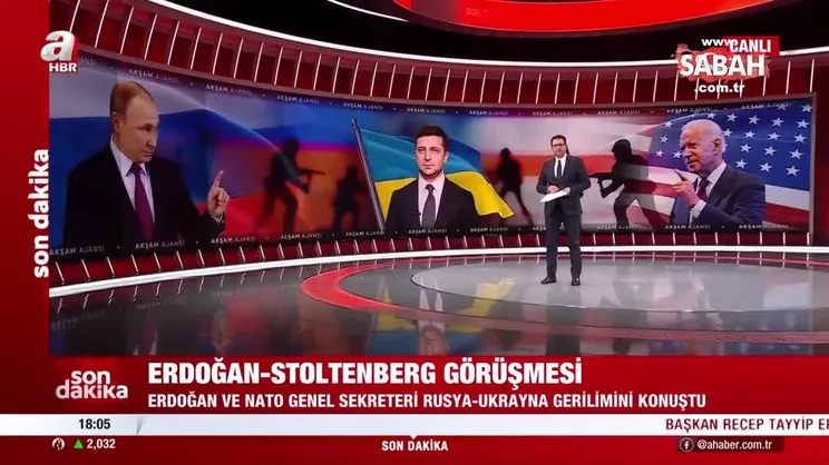 Rusya-Ukrayna krizi: Başkan Erdoğan NATO Genel Sekreteri Stoltenberg ile görüştü! | Video