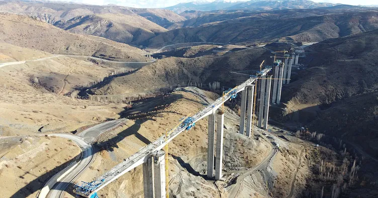 Kesintisiz ulaşım! En yüksek ayaklı viyadük açılıyor