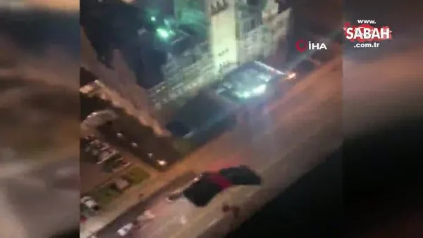 ABD'de 25 katlı otelin çatısından atlayan paraşütçüler kamerada | Video