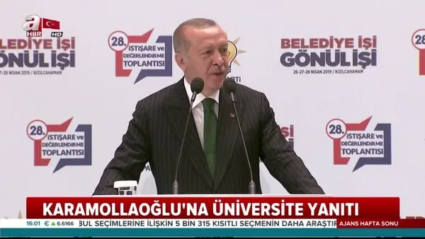 Cumhurbaşkanı Erdoğan'dan Saadet Partisi Genel Başkanı Temel Karamollaoğlu'na sert tepki
