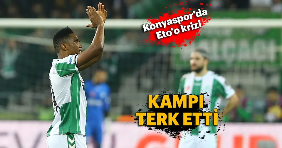 Samuel Eto�o kampı terk etti Spor Haberleri