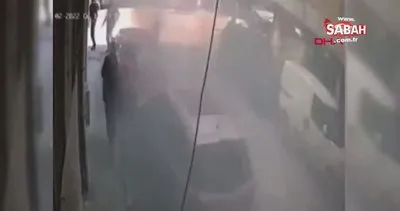 Güngören’de korkutan yangında patlama anı kamerada: Binanın birinci katından atladı! | Video