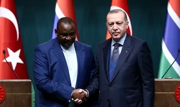 Başkan Erdoğan Barrow ile görüştü