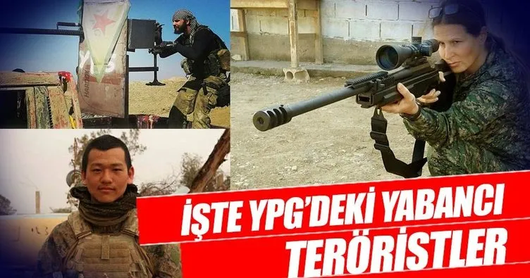 İşte YPG’deki yabancı teröristler