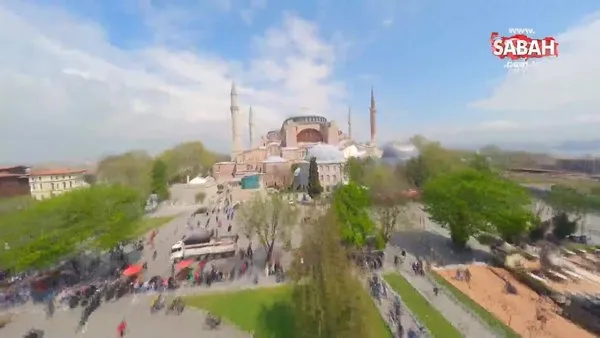 Bugün yeniden ibadete açılacak! Sultanahmet Camii, drone ile görüntülendi | Video
