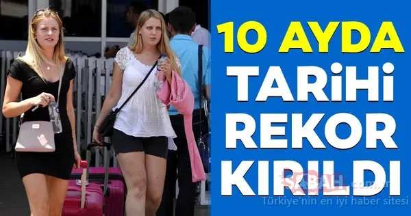 Rus turistte tüm zamanların rekoru
