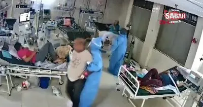 Hindistan’daki pandemi hastanesinde tıbbi cihazın bomba gibi patlama anı kamerada | Video