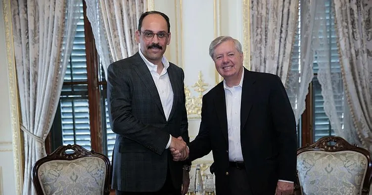 Cumhurbaşkanlığı Sözcüsü Kalın, ABD’li Senatör Graham ile görüştü
