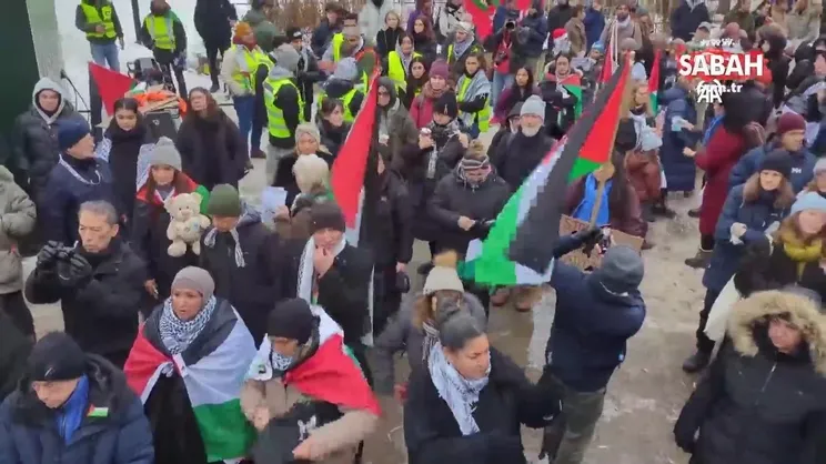 İsveç’te Filistin’e destek, hükümete tepki: “Soykırıma ortak oldunuz” Yüzlerce gösterici sokaklara indi
