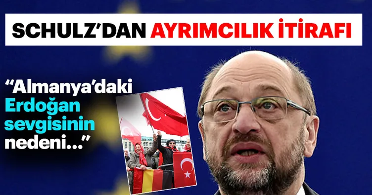 Schulz’dan ayrımcılık itirafı