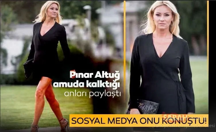 Pınar Altuğ spor taytı ile amuda kalktı Maşallah yorumları yağdı! Pınar Altuğ 47’sinde de fit!