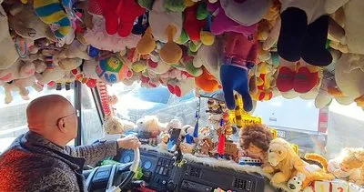 Oyuncaklarla süslü dolmuş ilgi odağı oldu #kirikkale