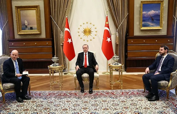 Cumhurbaşkanı Erdoğan General Electric CEO’su John Flannery’i kabul etti