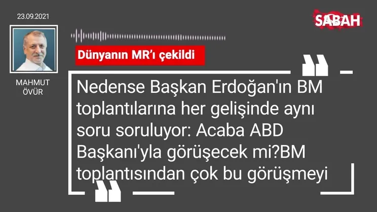 Mahmut Övür | Dünyanın MR’ı çekildi