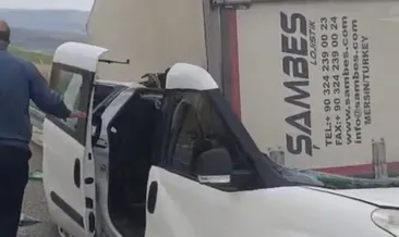 TIR radar aracının üzerine devrildi: Jandarma personeli yaralandı! #batman