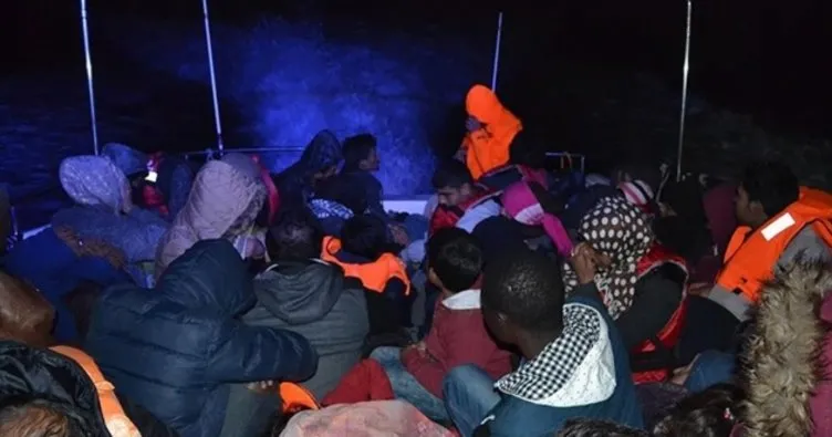 Yunan adalarına geçmeye çalışan 114 yabancı uyruklu yakalandı