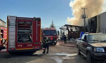 Düzce’deki fabrika yangını kontrol altına alındı