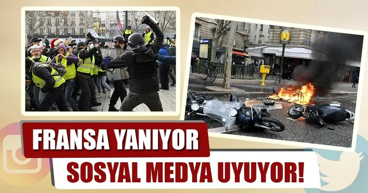 Sosyal medya Sarı Yeleklileri görmedi, duymadı!