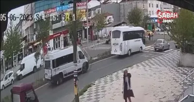 Tekirdağ’da 7 kişinin yaralandığı zincirleme kaza kamerada | Video
