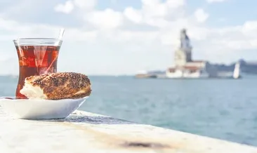 Simit-çay hamburger-kolayla çarpışıyor