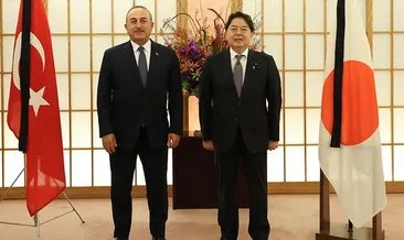 Dışişleri Bakanı Çavuşoğlu, Japon mevkidaşı Hayaşi ile bir araya geldi