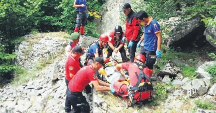 70 metreden düşen genç dağcı hayatını kaybetti