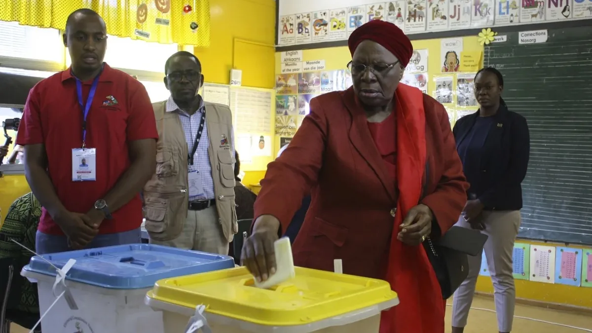 Namibya seçim sonuçları belli oldu: Ülkede bir ilk gerçekleşti Namibya seçim sonuçları belli oldu: Ülkede bir ilk gerçekleşti