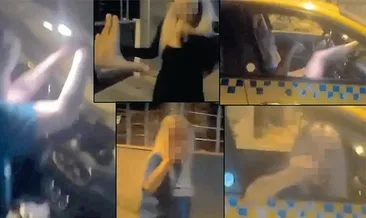 Taksicilik yaparken saldırıya uğradı