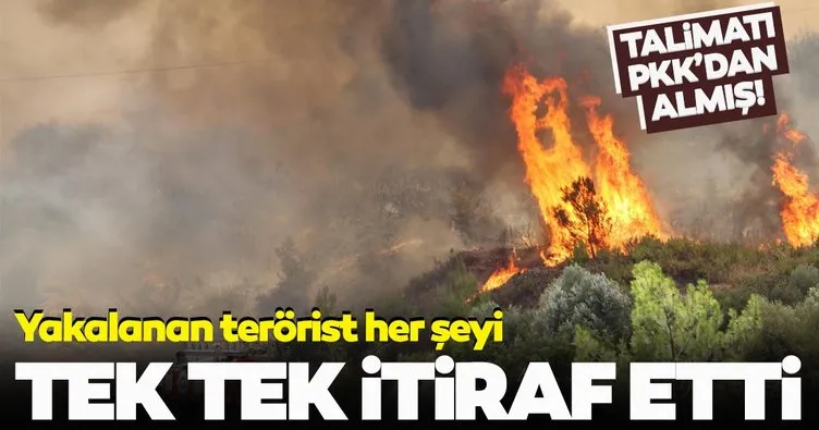 Son dakika: Antalya’daki orman yangını talimatını PKK vermiş! Yakalanan terörist itiraf etti