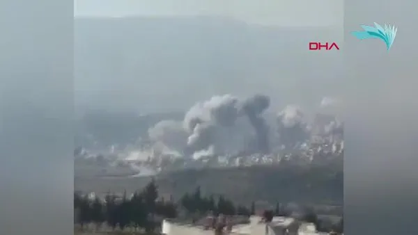 Rus uçakları Halep ve İdlib yakınlarındaki köyleri bombaladı