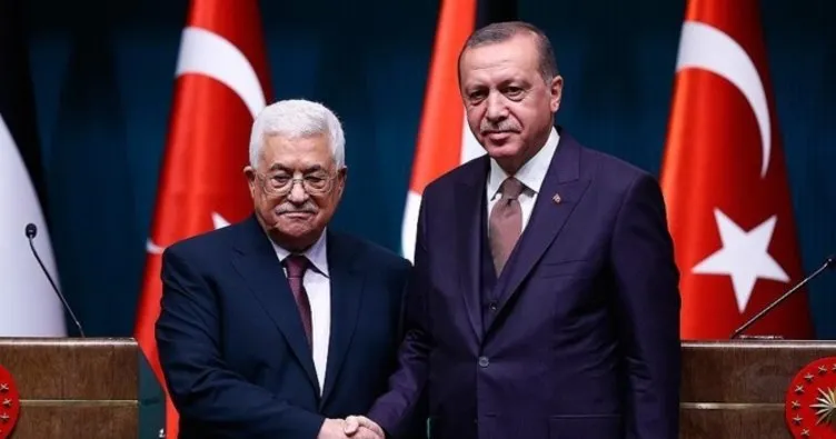 Başkan Erdoğan, Mahmud Abbas ile telefonda görüştü