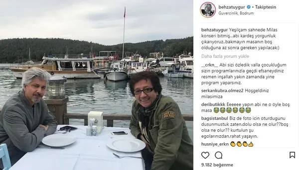 Ünlü isimlerin Instagram paylaşımları (01.04.2018) (Caner Erkin)