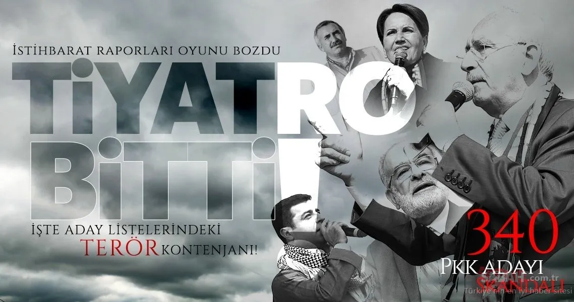 İşte CHP, Saadet Partisi ve İYİ Parti'nin PKK ile bağlantılı adayları!