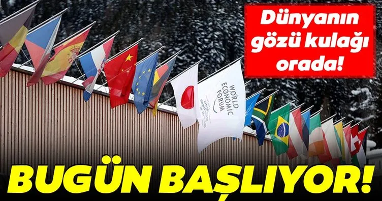 Davos Zirvesi bugün başladı