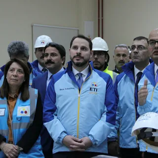 Bakan Albayrak, Kırka Bor İşletmesinde incelemelerde bulundu