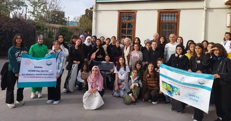 İmam hatip öğrencileri SADA projesi kapsamında Konya’yı gezdi