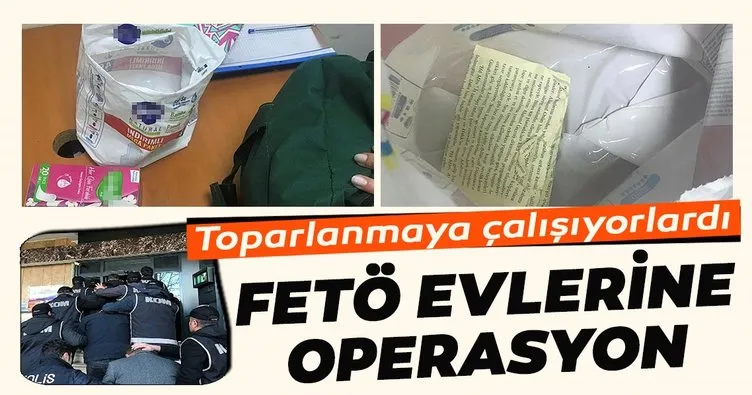 Tekrar toparlanmaya çalışan FETÖ evlerine operasyon: 58 gözaltı