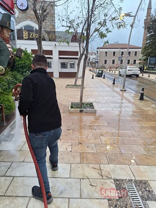 Bodrum’da fırtına etkili oldu: Tekneler suya gömüldü, ağaçlar devrildi