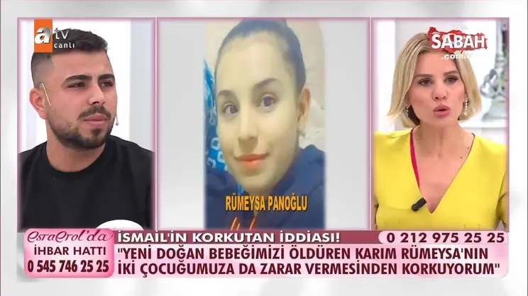 Esra Erol’a katılan İsmail Bey iki bebeğinin de annesi tarafından öldürüleceğini iddia etti! | Video