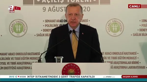 Başkan Erdoğan'dan Kocaeli Üniversitesi Sağlık Tesisi açılışında önemli açıklamalar | Video
