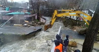 Sarıyer’de belediye köprüyü yıkınca onlarca araç ve insan mahsur kaldı
