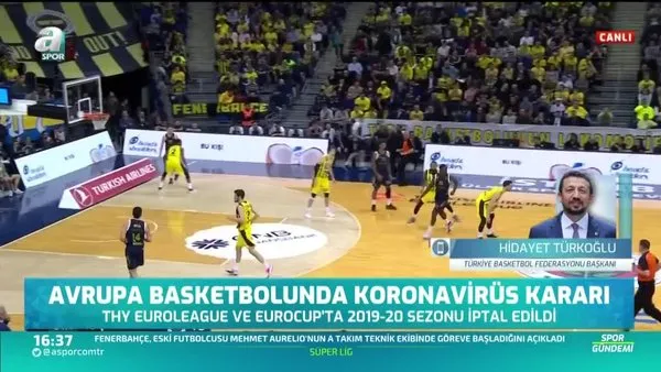 Türkiye Basketbol Federasyonu (TBF) Başkanı Hidayet Türkoğlu: Mantıklı ve doğru olan buydu
